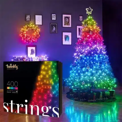 LED Christmas Lights Fairy String Light Smart with Bluetooth Addressable Curtain