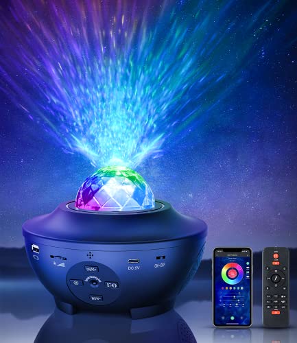 Starry Galaxy Projector Night USB Bluetooth Music Player