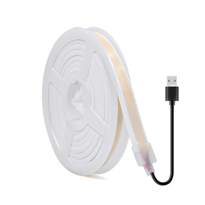 USB COB Neon Light Waterproof Flexible Ribbon Tape Diode LED Strip