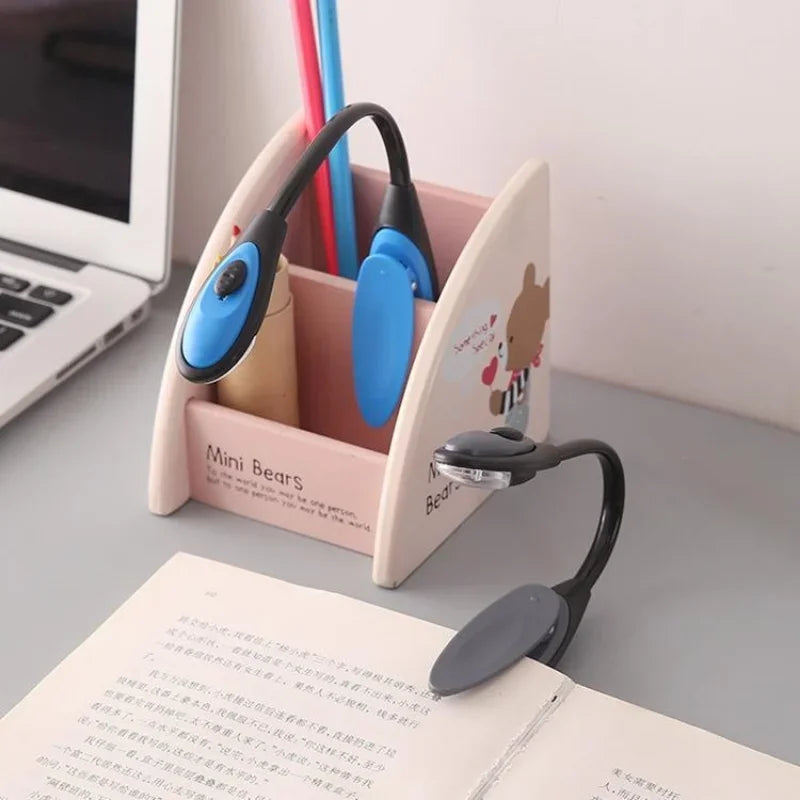 Portable LED Book Lights Adjustable Clip