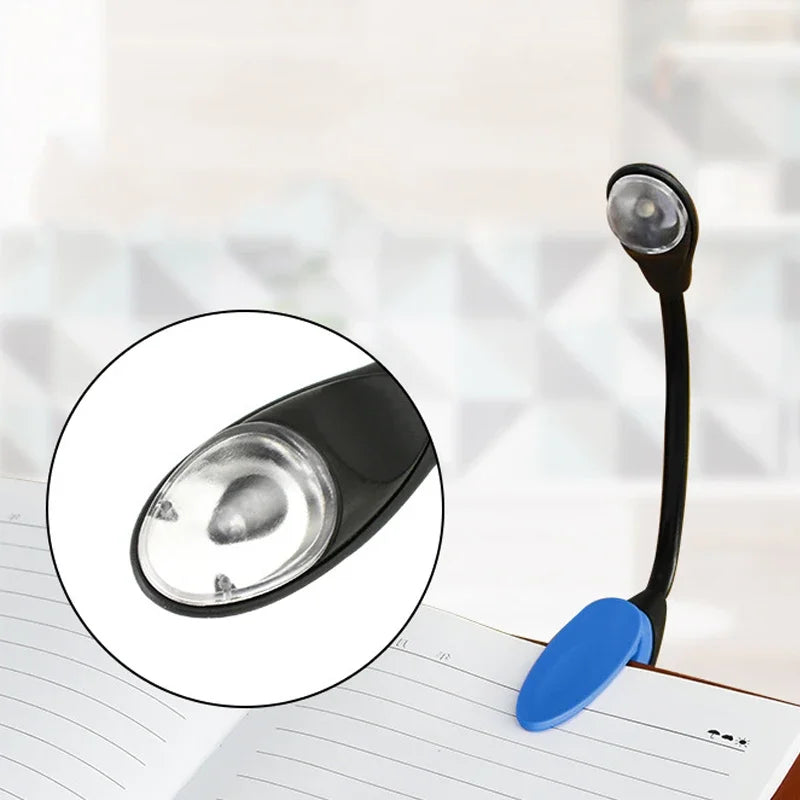 Portable LED Book Lights Adjustable Clip